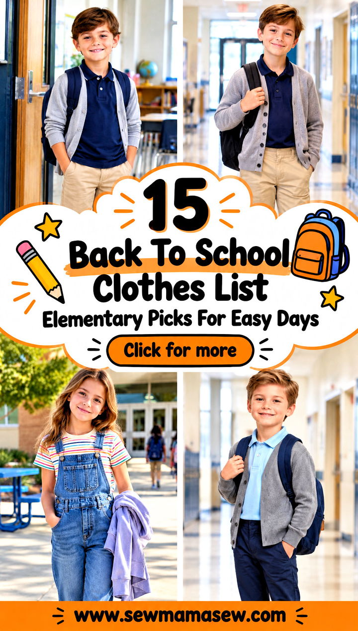 15 Back To School Clothes List Elementary Picks For Easy Days - 15 Back To School Clothes List Elementary Picks For Easy Days