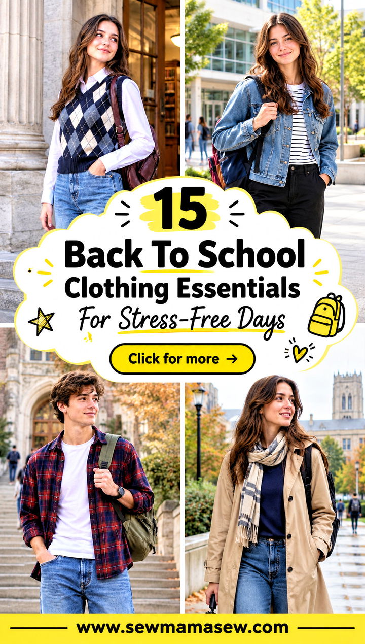 15 Back To School Clothing Essentials For Stress-Free Days - 15 Back To School Clothing Essentials For Stress-Free Days