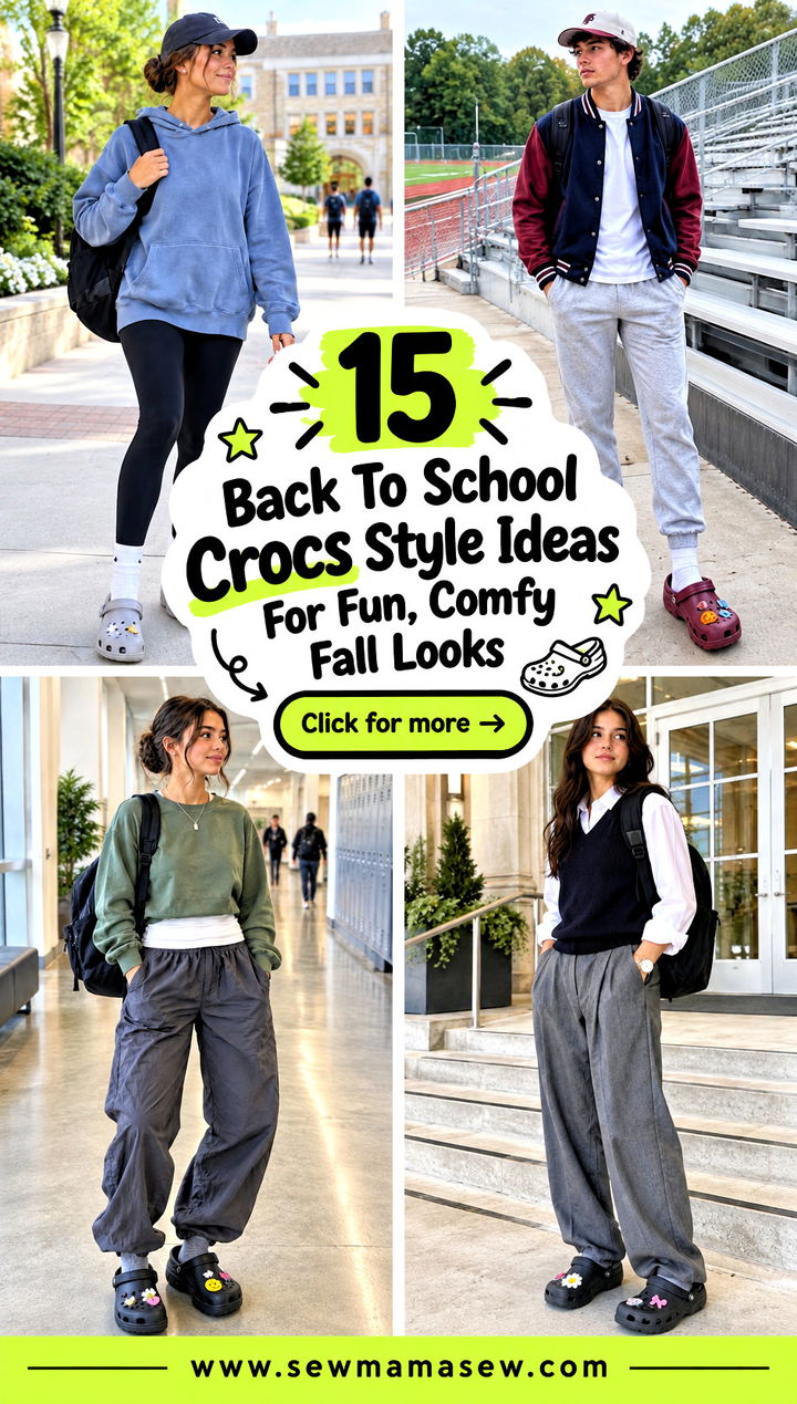 15 Back To School Crocs Style Ideas For Fun Comfy Fall Looks - 15 Back To School Crocs Style Ideas For Fun, Comfy Fall Looks
