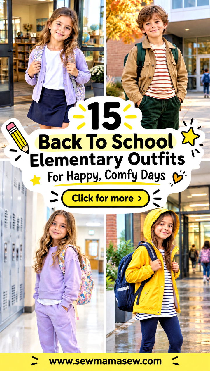 15 Back To School Elementary Outfits For Happy Comfy Days - 15 Back To School Elementary Outfits For Happy, Comfy Days