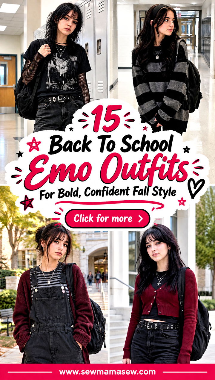 15 Back To School Emo Outfits For Bold Confident Fall Style - 15 Back To School Emo Outfits For Bold, Confident Fall Style
