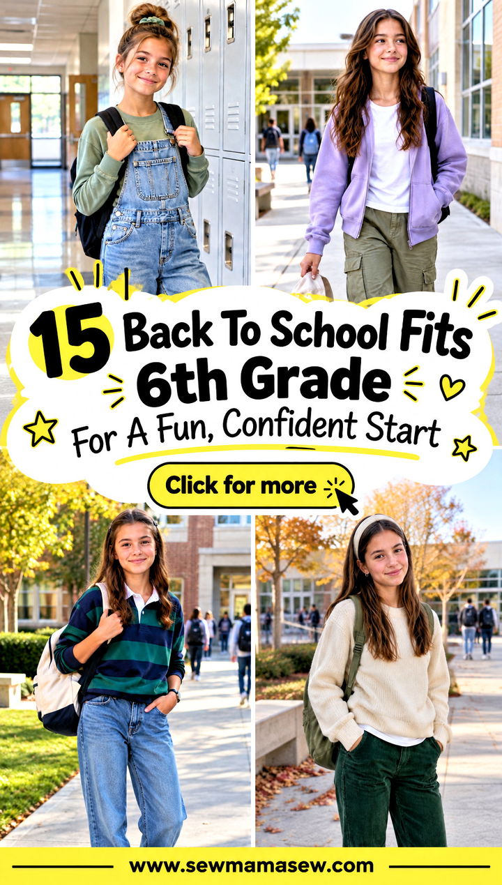15 Back To School Fits 6th Grade For A Fun Confident Start - 15 Back To School Fits 6th Grade For A Fun, Confident Start