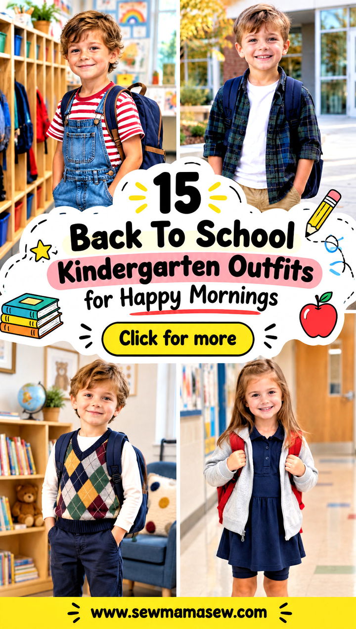 15 Back To School Kindergarten Outfits for Happy Mornings - 15 Back To School Kindergarten Outfits for Happy Mornings