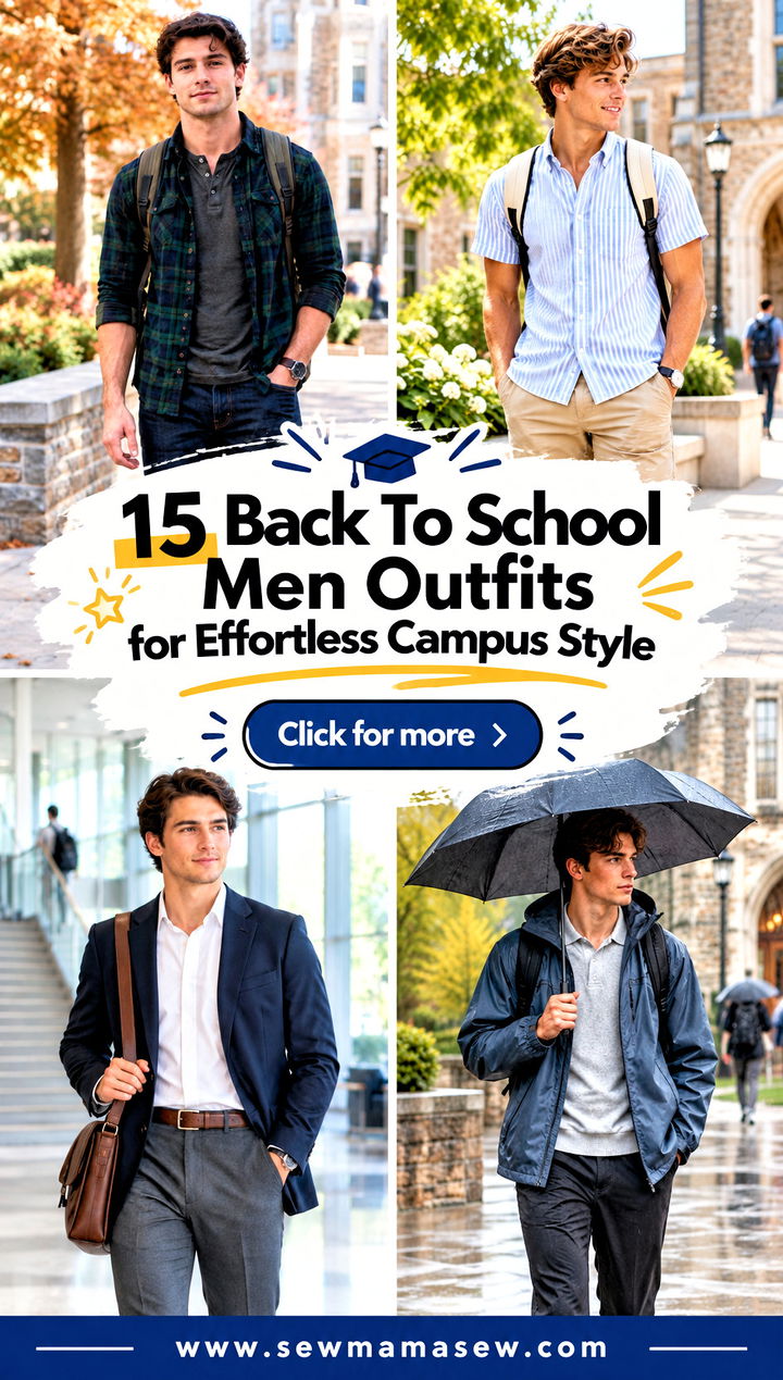 15 Back To School Men Outfits for Effortless Campus Style - 15 Back To School Men Outfits for Effortless Campus Style