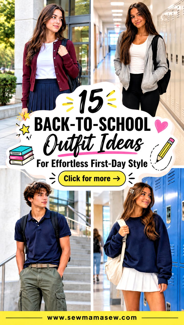 15 Back-To-School Outfit Ideas For Effortless First-Day Style - 15 Back-To-School Outfit Ideas For Effortless First-Day Style