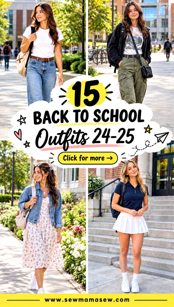 15 Back To School Outfits 24-25 Easy Looks for a Fresh Start - 15 Back To School Outfits 24-25: Easy Looks for a Fresh Start