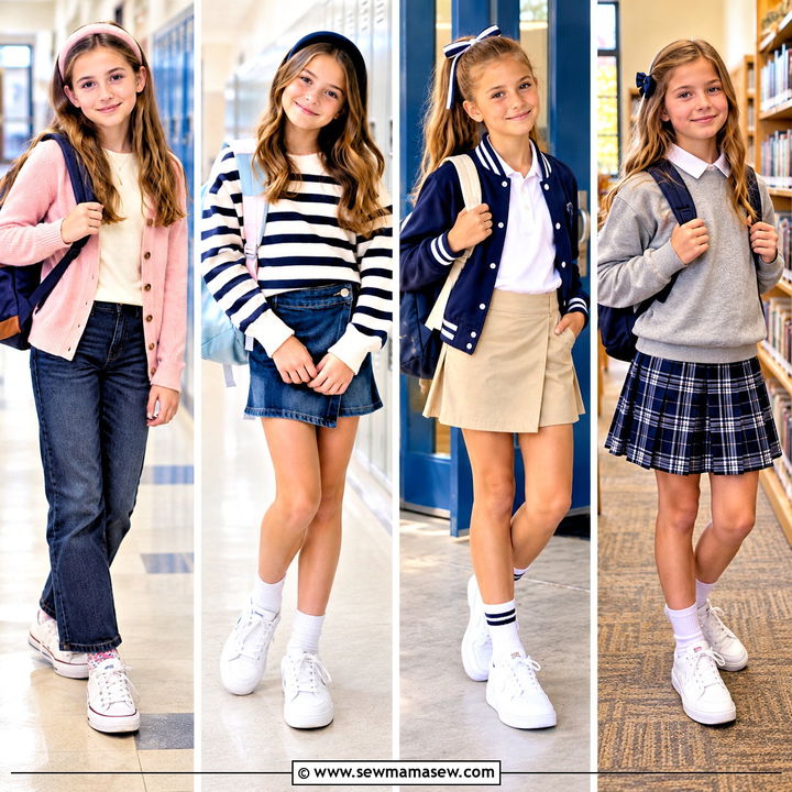 15 Back To School Outfits 5th Grade Girl Preppy: Cute Fall Looks