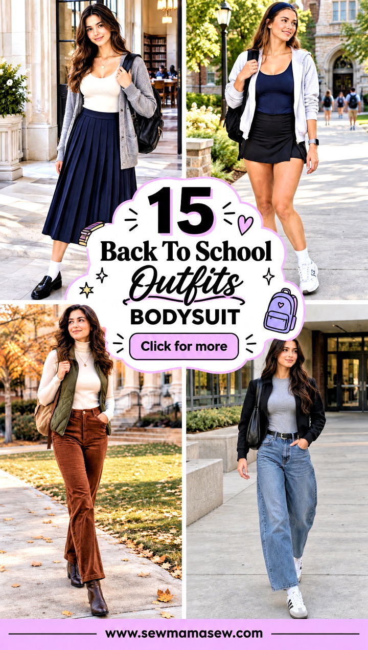 15 Back To School Outfits Bodysuit Easy Layers for Busy Mornings - 15 Back To School Outfits Bodysuit: Easy Layers for Busy Mornings
