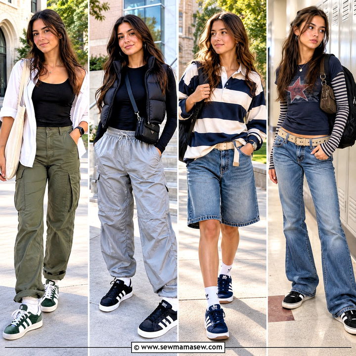 15 Back To School Outfits Campus 00s: Cool Sneaker Looks for Fall