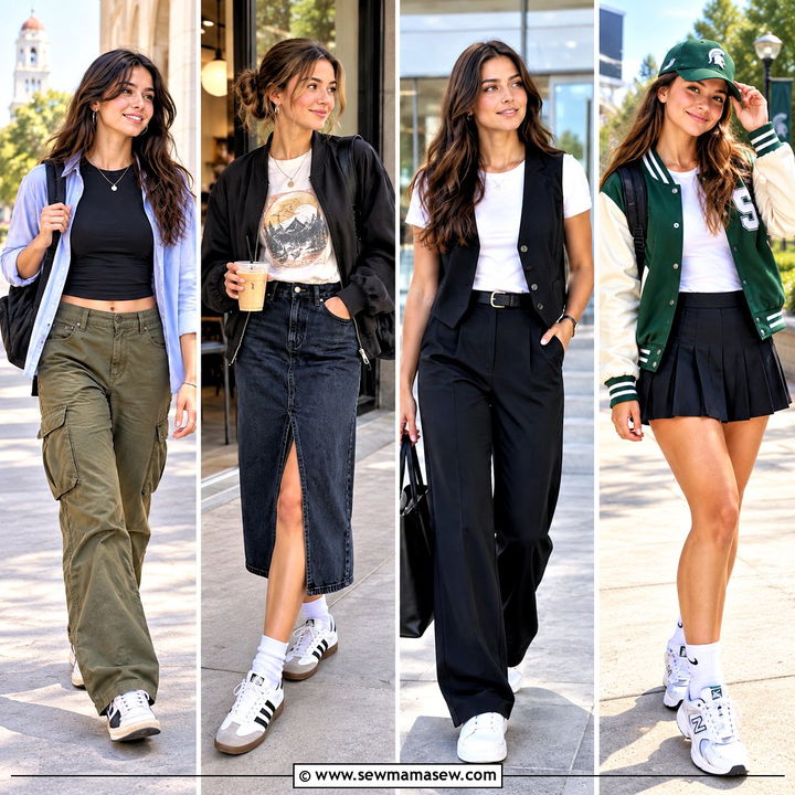 15 Back To School Outfits College First Day Start in Style