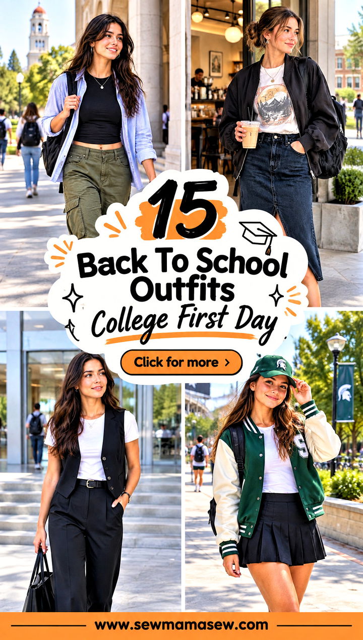 15 Back To School Outfits College First Day Start in Style - 15 Back To School Outfits College First Day: Start in Style