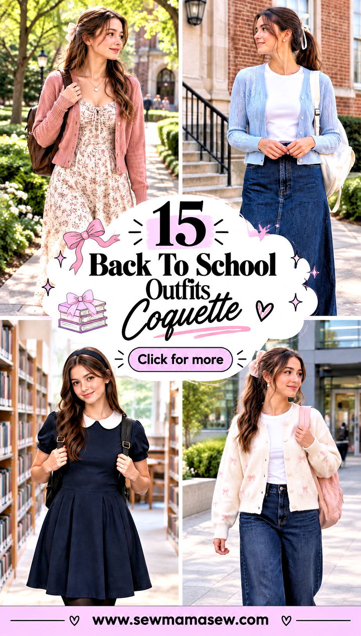 15 Back To School Outfits Coquette Sweet Looks for a Fresh Start - 15 Back To School Outfits Coquette: Sweet Looks for a Fresh Start