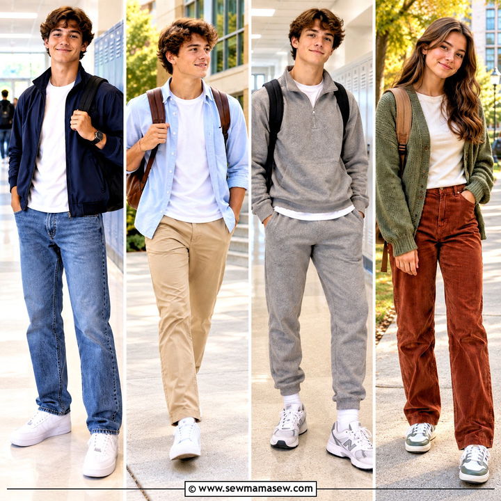 15 Back To School Outfits Dress Code Approved: Easy Fall Style