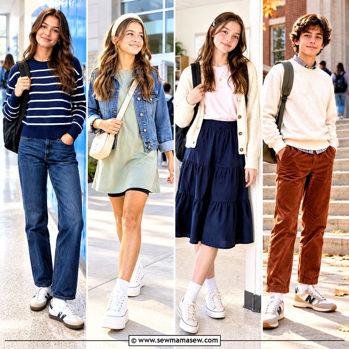 15 Back To School Outfits For 8th Graders: Cool Fall Looks