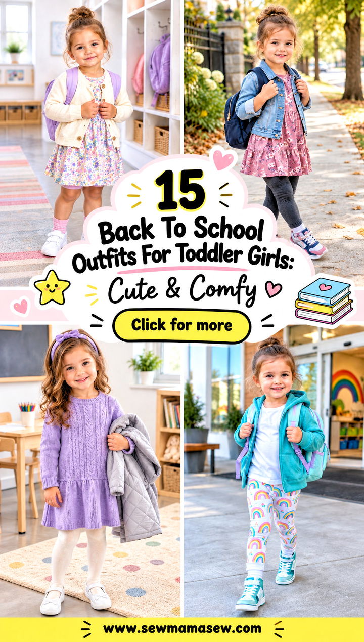 15 Back To School Outfits For Toddler Girls Cute and Comfy - 15 Back To School Outfits For Toddler Girls: Cute & Comfy