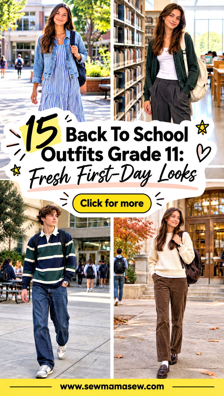 15 Back To School Outfits Grade 11 Fresh First-Day Looks - 15 Back To School Outfits Grade 11: Fresh First-Day Looks