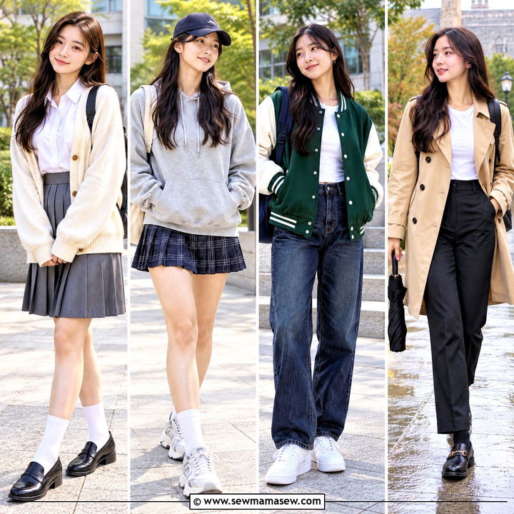 15 Back To School Outfits Korean Style: Cute Campus Looks