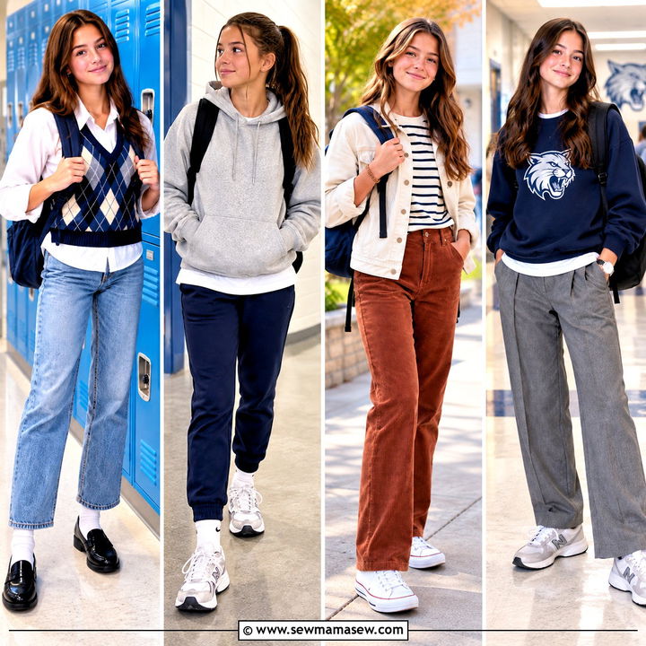 15 Back To School Outfits Middle School 8th For Girls: Cute