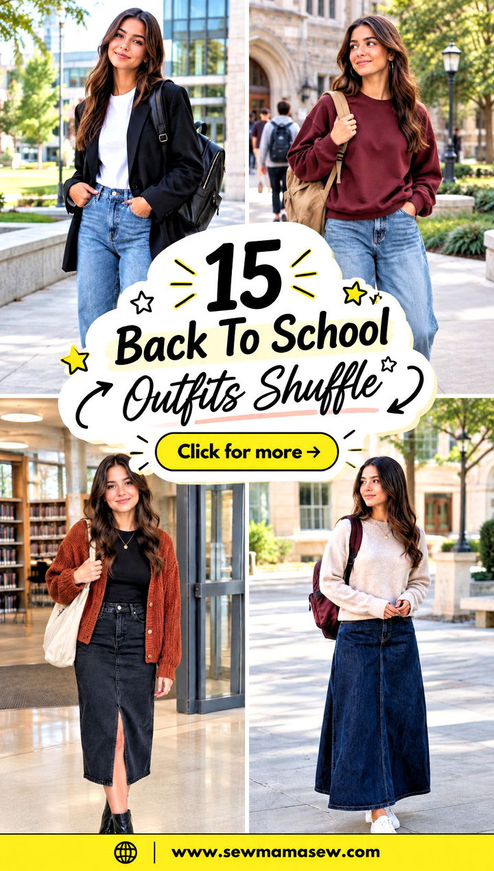 15 Back To School Outfits Shuffle Fresh Looks For Busy Mornings - 15 Back To School Outfits Shuffle: Fresh Looks For Busy Mornings