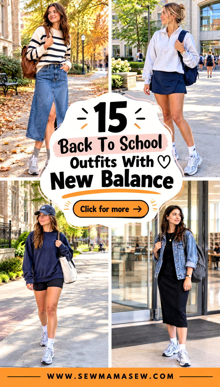15 Back To School Outfits With New Balance Fresh Campus Comfort - 15 Back To School Outfits With New Balance: Fresh Campus Comfort