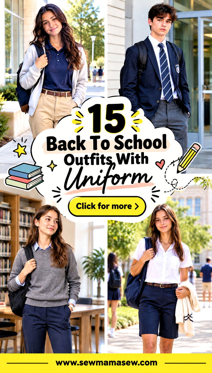 15 Back To School Outfits With Uniform Smart Looks For Class - 15 Back To School Outfits With Uniform: Smart Looks For Class