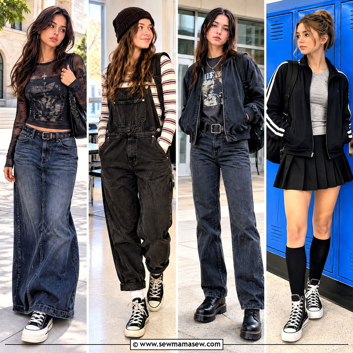 15 Back To School Outfits Y2K Grunge: Bold Looks For Fall
