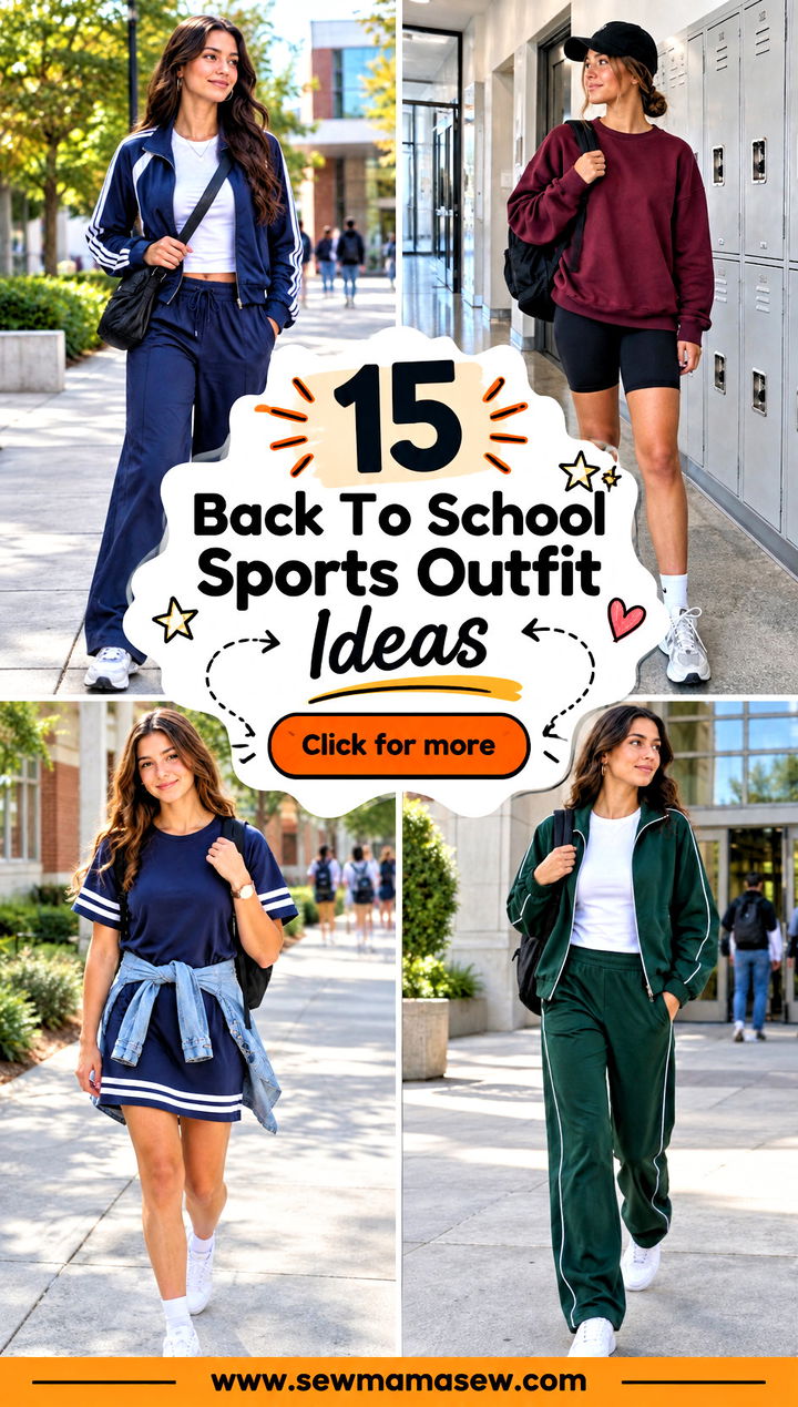 15 Back To School Sports Outfit Ideas Cool Looks For Active Days - 15 Back To School Sports Outfit Ideas: Cool Looks For Active Days