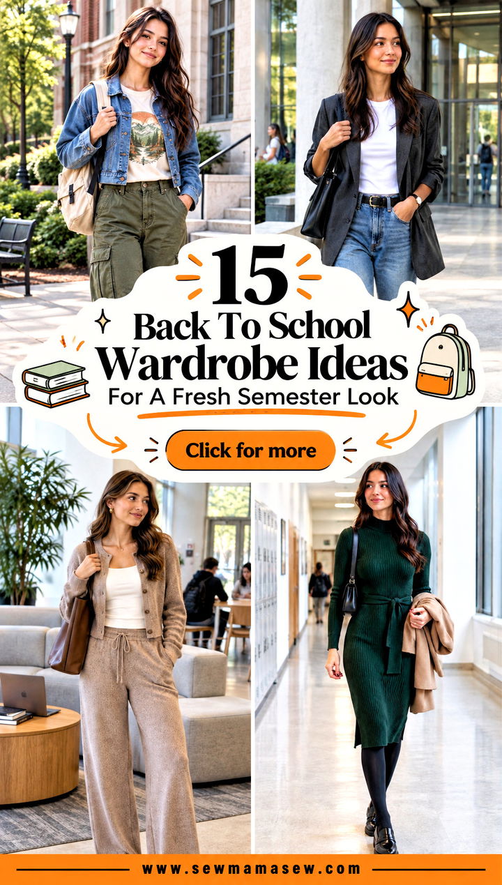 15 Back To School Wardrobe Ideas For A Fresh Semester Look - 15 Back To School Wardrobe Ideas For A Fresh Semester Look