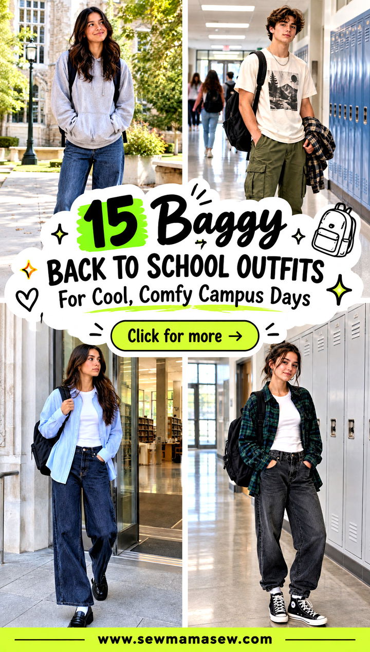 15 Baggy Back To School Outfits For Cool Comfy Campus Days - 15 Baggy Back To School Outfits For Cool, Comfy Campus Days
