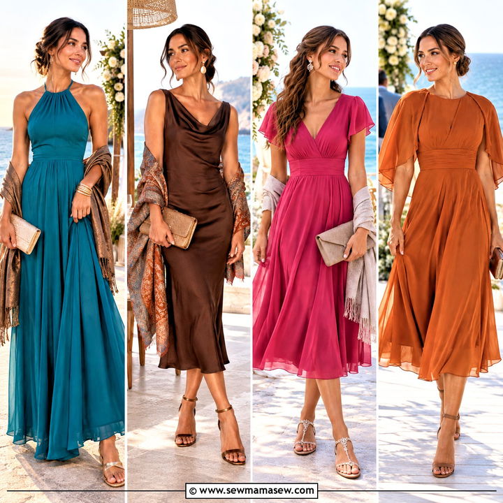 15 Beach Wedding Guest Dress Fall Ideas for Breezy Elegance