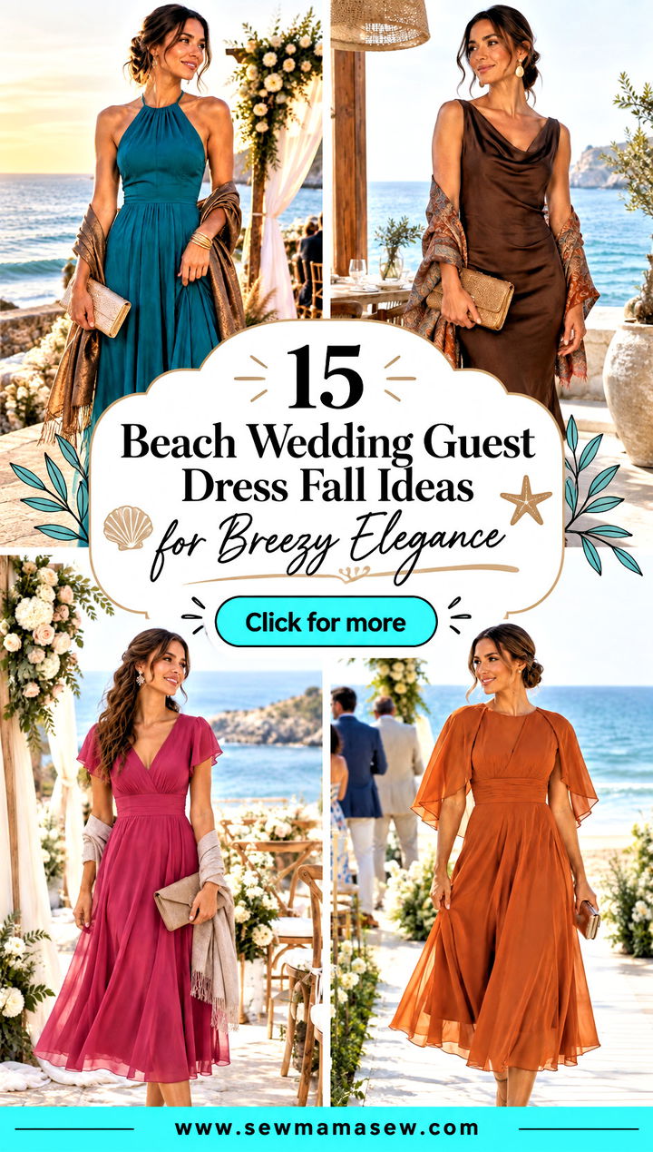15 Beach Wedding Guest Dress Fall Ideas for Breezy Elegance - 15 Beach Wedding Guest Dress Fall Ideas for Breezy Elegance