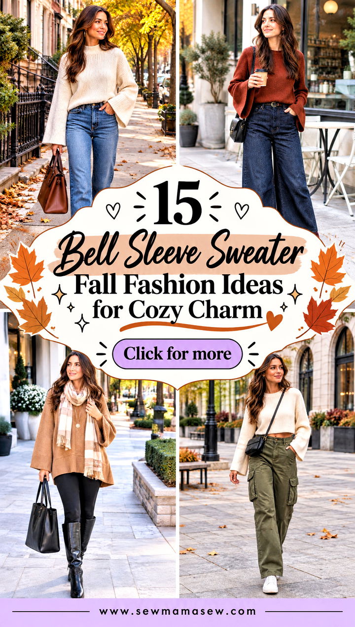 15 Bell Sleeve Sweater Fall Fashion Ideas for Cozy Charm - 15 Bell Sleeve Sweater Fall Fashion Ideas for Cozy Charm