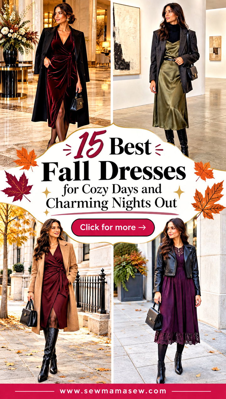 15 Best Fall Dresses for Cozy Days and Charming Nights Out - 15 Best Fall Dresses for Cozy Days and Charming Nights Out