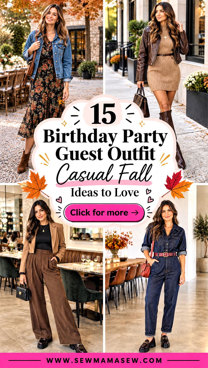 15 Birthday Party Guest Outfit Casual Fall Ideas to Love - 15 Birthday Party Guest Outfit Casual Fall Ideas to Love