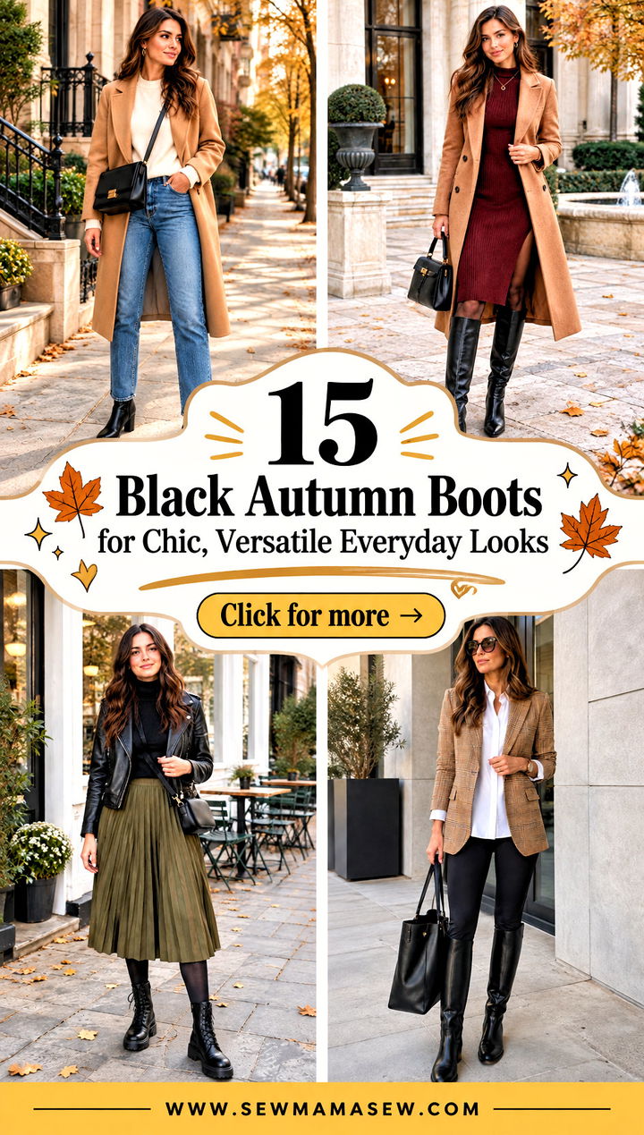 15 Black Autumn Boots for Chic Versatile Everyday Looks - 15 Black Autumn Boots for Chic, Versatile Everyday Looks