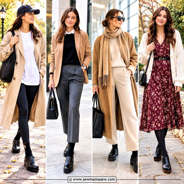 15 Black Clogs Outfit Fall Ideas for Cozy, Everyday Style