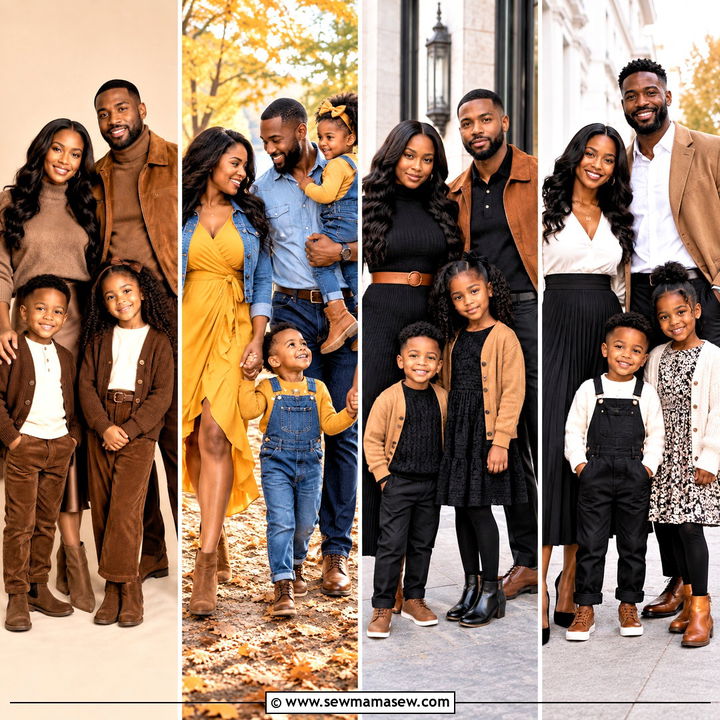15 Black Family Fall Photoshoot Outfits for Timeless Photos