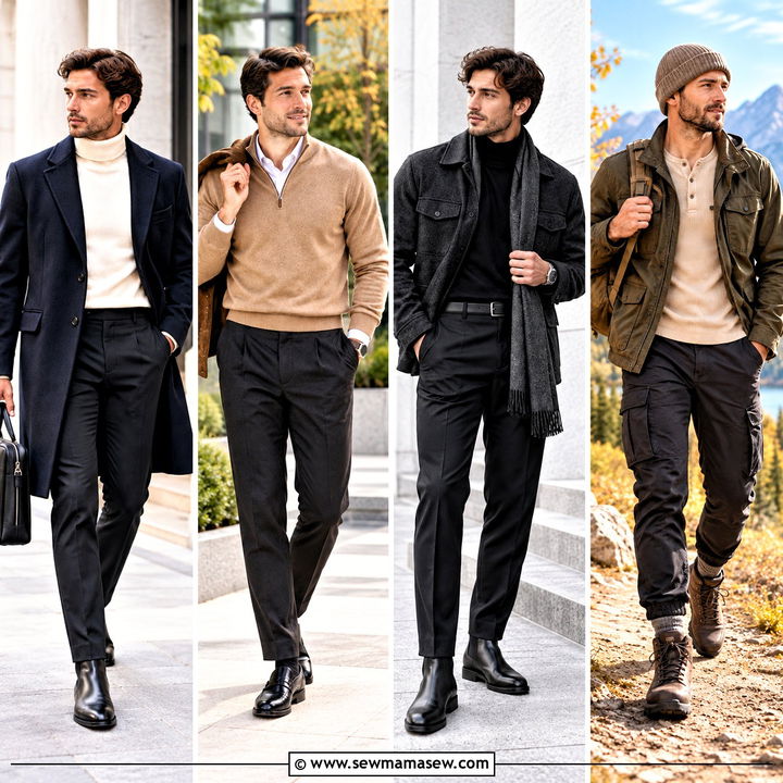 15 Black Pants Fall Outfit for Men: Easy Looks for Cool Days