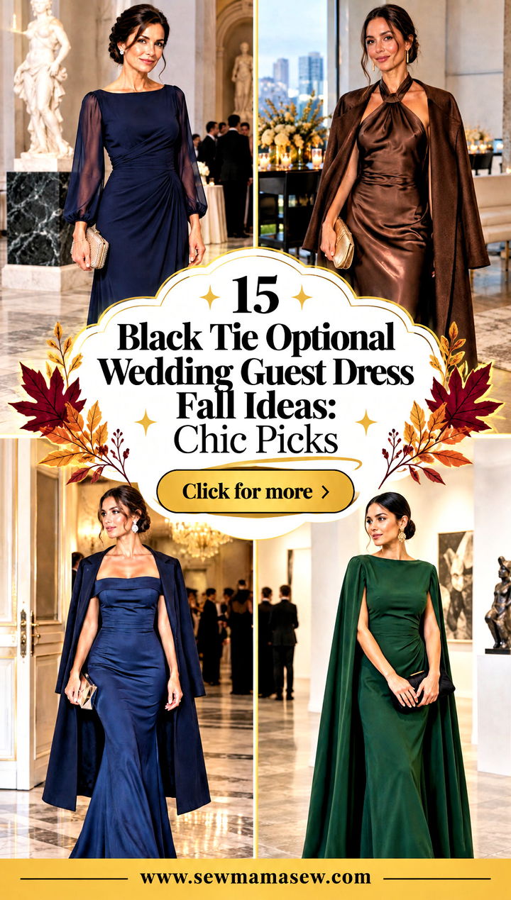 15 Black Tie Optional Wedding Guest Dress Fall Ideas Chic Picks - 15 Black Tie Optional Wedding Guest Dress Fall Ideas: Chic Picks