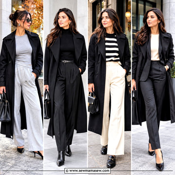 15 Black Trench Coat Outfit Fall Ideas: Chic Rainy-Day Looks