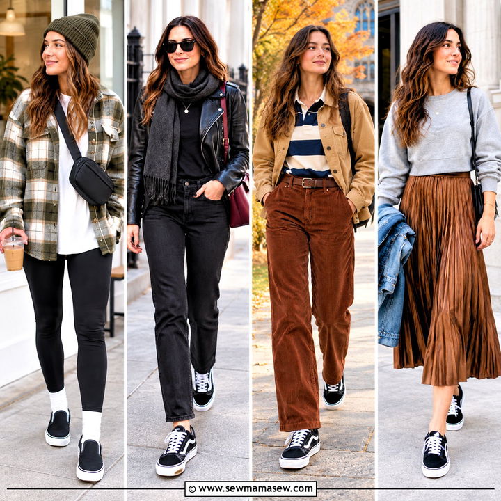 15 Black Vans Outfit Fall Ideas: Cool Looks for Cozy Weekends