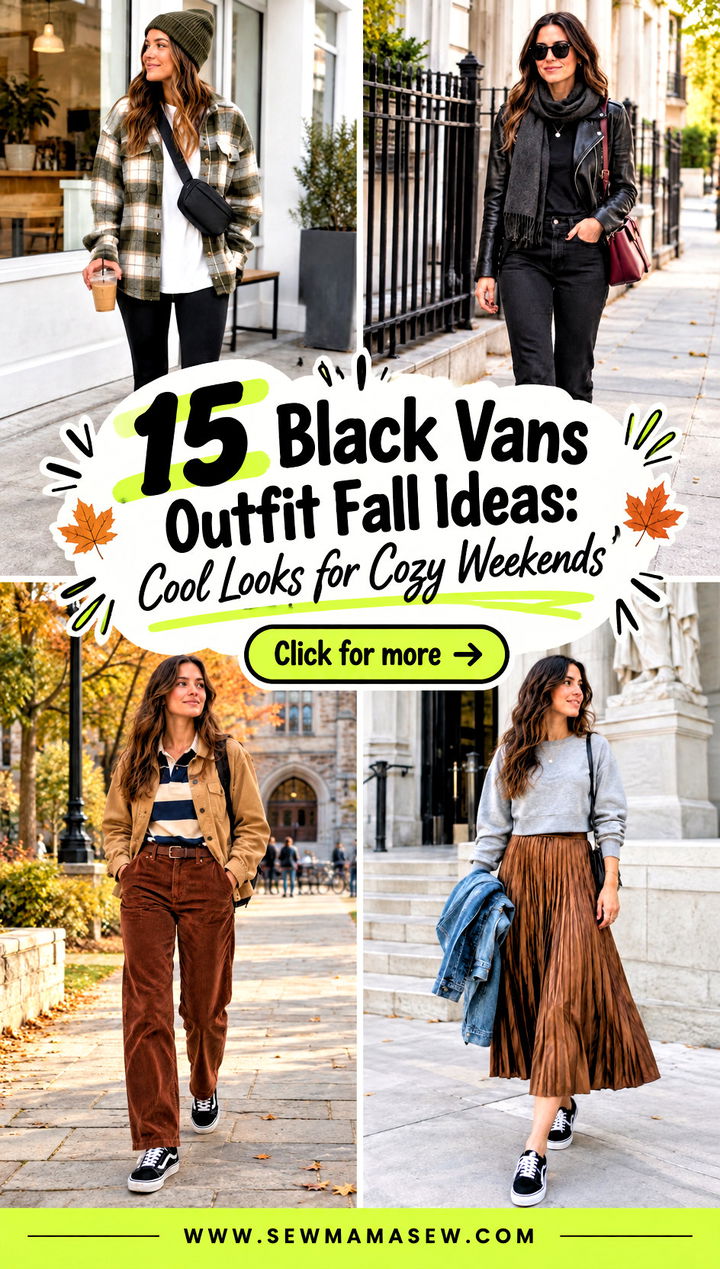 15 Black Vans Outfit Fall Ideas Cool Looks for Cozy Weekends - 15 Black Vans Outfit Fall Ideas: Cool Looks for Cozy Weekends
