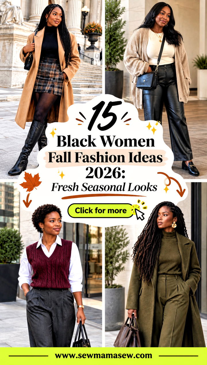 15 Black Women Fall Fashion Ideas 2026 Fresh Seasonal Looks - 15 Black Women Fall Fashion Ideas 2026: Fresh Seasonal Looks