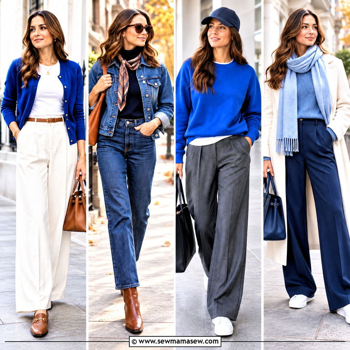15 Blue Cozy Fall Fashion Ideas for Warm Stylish Everyday Looks