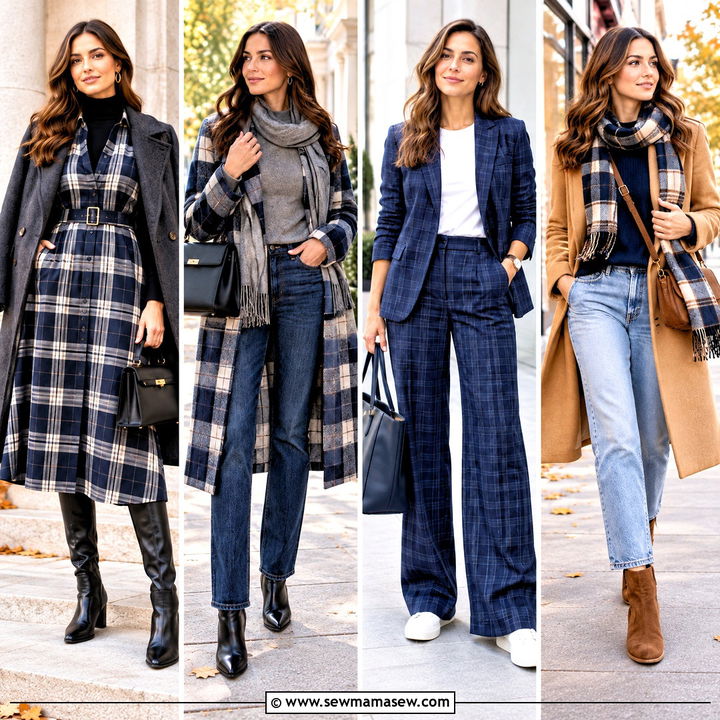 15 Blue Plaid Fall Fashion Ideas: Charming Looks for Cool Days