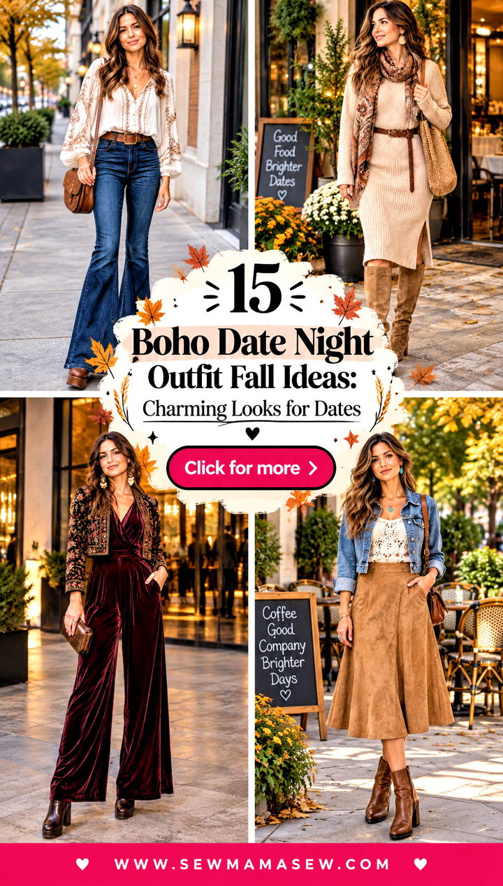 15 Boho Date Night Outfit Fall Ideas Charming Looks for Dates - 15 Boho Date Night Outfit Fall Ideas: Charming Looks for Dates