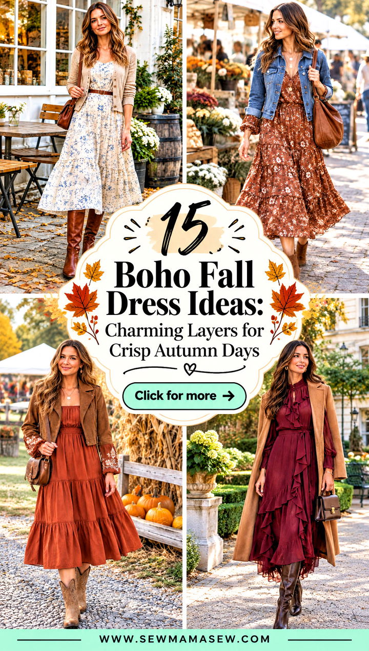 15 Boho Fall Dress Ideas Charming Layers for Crisp Autumn Days - 15 Boho Fall Dress Ideas: Charming Layers for Crisp Autumn Days
