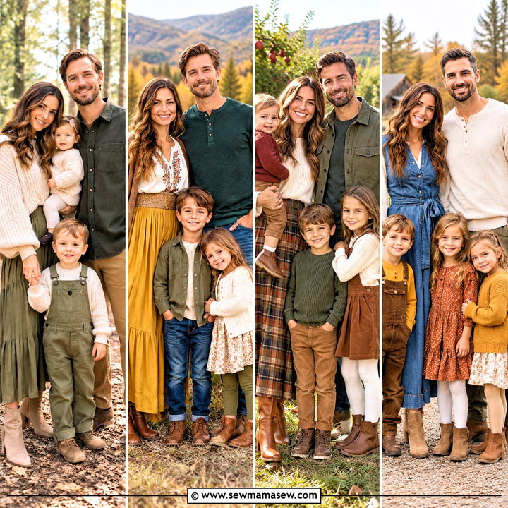 15 Boho Fall Family Photos Outfits Warm Looks for Golden Days