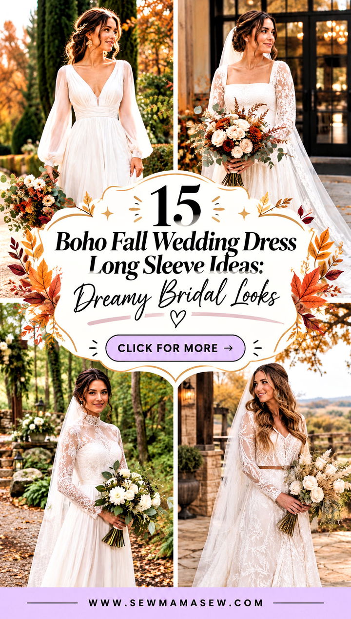 15 Boho Fall Wedding Dress Long Sleeve Ideas Dreamy Bridal Looks - 15 Boho Fall Wedding Dress Long Sleeve Ideas: Dreamy Bridal Looks