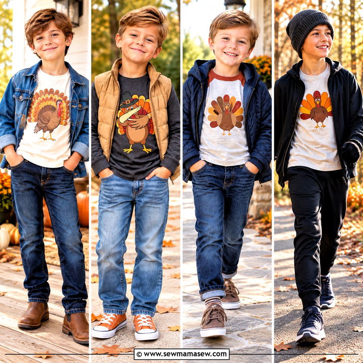 15 Boy Thanksgiving Shirts For Cute Festive Family Photos